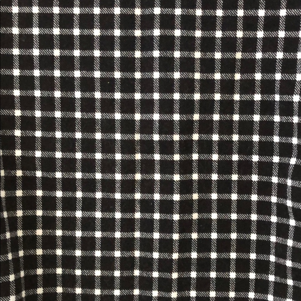 Black/White Grid Pattern Pixie Ankle Pants - image 3